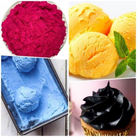 Базовый набор натуральных пищевых красителей 4 шт•50 г (Свекла, Куркумин, Уголь, Спирулина) Базовый набор натуральных пищевых красителей 4 шт•50 г (Свекла, Куркумин, Уголь, Спирулина)