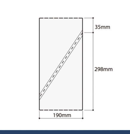 Кондитерские мешки плотные 80 мкм высота 30, 45, 50 см, упак. 25 шт Tulip Корея
