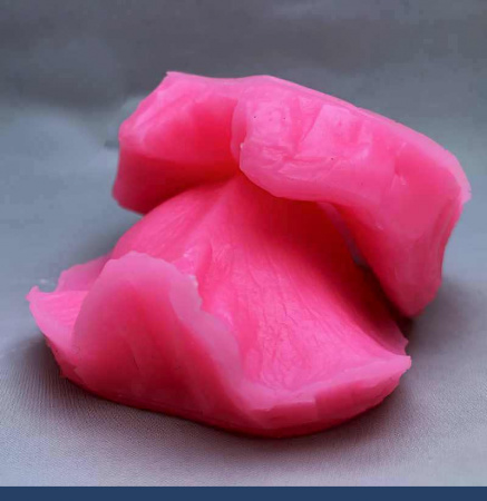 Молд силиконовый (вайнер) широкий Лепесток (3) комплект 2 части (70•60 мм) 1863D