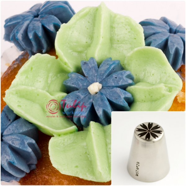 Насадка Цветок №24 Василёк | L размер (Russian Flower Nozzle #24 Sun Flower | L size | By Tulip Workshop)