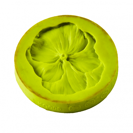 Молд силиконовый (вайнер) Бутон Виолы (диам.60 мм)