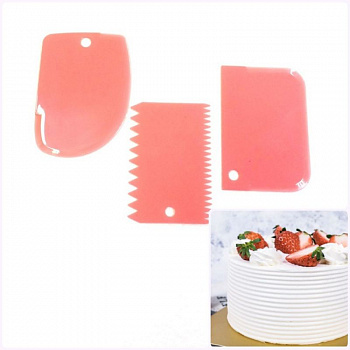 Кондитерские скребки | набор 3 шт