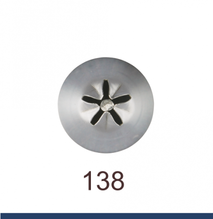 Кондитерская насадка 138 Tulip звезда закрытый центр Кондитерская насадка 138 Tulip звезда закрытый центр