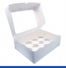 Коробка с окном для 12 капкейков 33*25*10 cм Коробка с окном для 12 капкейков 33*25*10 cм