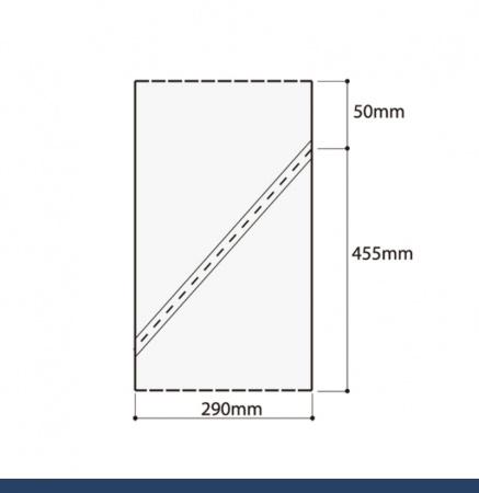 Кондитерские мешки плотные 80 мкм высота 30, 45, 50 см, упак. 25 шт Tulip Корея