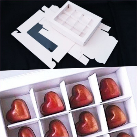 Коробка для конфет 23*18*4 см | упак.10-50 шт Коробка для конфет 23*18*4 см | упак.10-50 шт