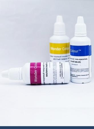 Базовый набор пищевых гелевых красителей 3 шт•50 мл Tulip Wonder Colour Базовый набор пищевых гелевых красителей 3 шт•50 мл Tulip Wonder Colour