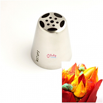 Насадка Тюльпан №3 пяти лепестковая | L размер (Russian Tulip Nozzle #3 Five Petals | L size | by Tulip Workshop)