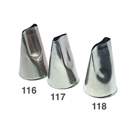 Кондитерская насадка 116 Tulip, Корея, прорезь 14 мм лепесток 2-й изогнутый Кондитерская насадка 116 Tulip, Корея, прорезь 14 мм лепесток 2-й изогнутый